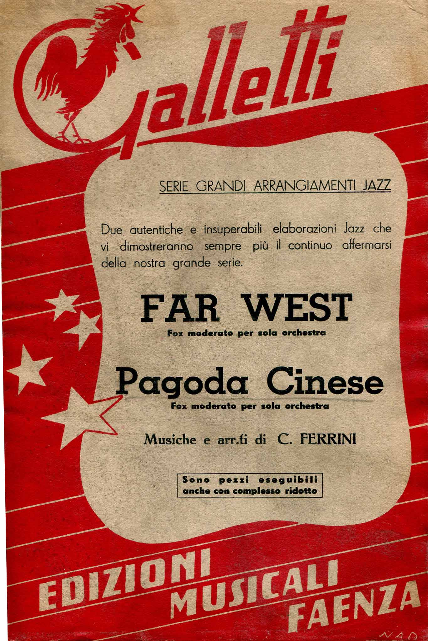 Far west: fox moderato per sola orchestra